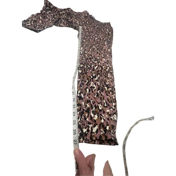 Lane Bryant Mid Rise Skinny Animal Print Pants Purple Sz 16 NWT - Picture 8 of 9